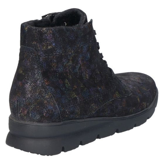 Waldlaufer Women's H-Bruni Lace-up boot Grape multi Waldlaufer Women's H-Bruni Lace-up boot Grape multi