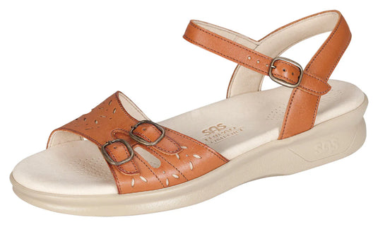 SAS Women's Duo Ankle Strap Sandals Antique Tan