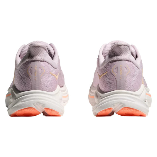 Hoka One One Women's Clifton 10 Sneaker Lilac Cream/Tangerine Glow (LRMT) Hoka One One Women's Clifton 10 Sneaker Lilac Cream/Tangerine Glow (LRMT)