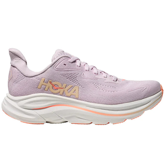 Hoka One One Women's Clifton 10 Sneaker Lilac Cream/Tangerine Glow (LRMT) Hoka One One Women's Clifton 10 Sneaker Lilac Cream/Tangerine Glow (LRMT)