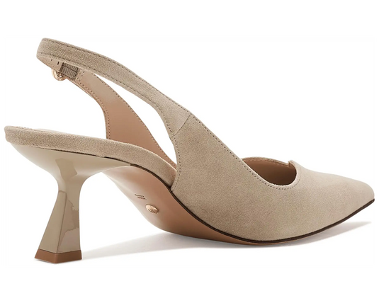 Pelle Moda Women's Janah Slingback Sandal Mushroom Pelle Moda Women's Janah Slingback Sandal Mushroom