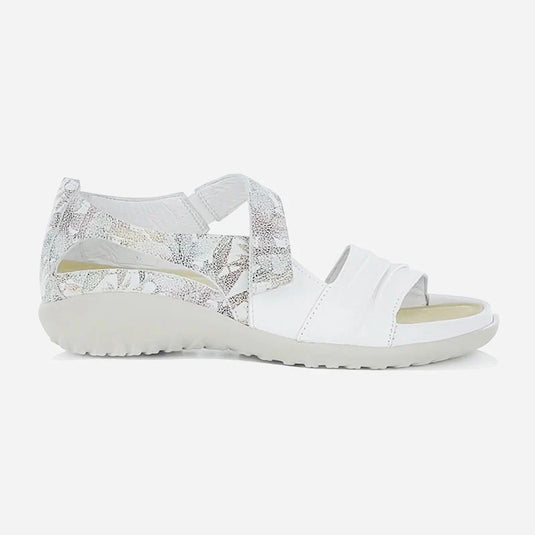 Naot Women's Papaki Sandals Soft White Floral Naot Women's Papaki Sandals Soft White Floral