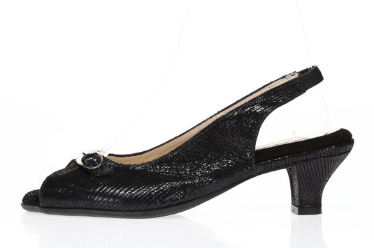 Beautifeel Women's Linda Black Luminous Suede