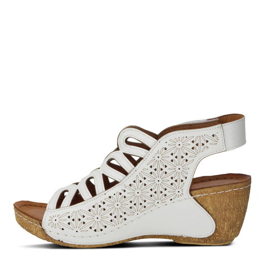 SPRING STEP Women's INOCENCIA SANDAL White SPRING STEP Women's INOCENCIA SANDAL White