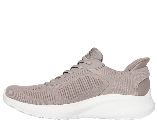 Skechers Slip-ins: Women's BOBS Sport Squad Chaos - Taupe Skechers Slip-ins: Women's BOBS Sport Squad Chaos - Taupe