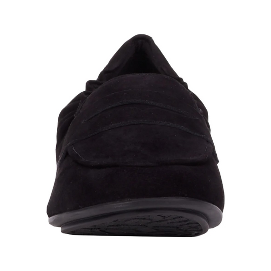 Ros Hommerson Women's Trish Loafer Black Suede Leather Ros Hommerson Women's Trish Loafer Black Suede Leather