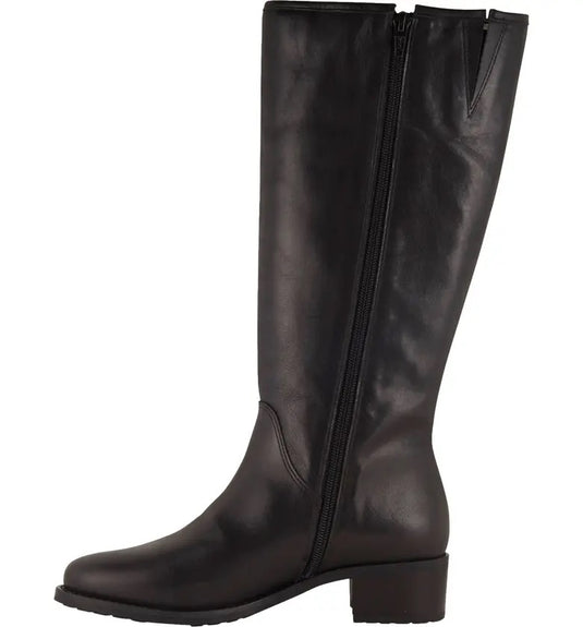 David Tate Women's Superior Waterproof Boots Black Leather David Tate Women's Superior Waterproof Boots Black Leather