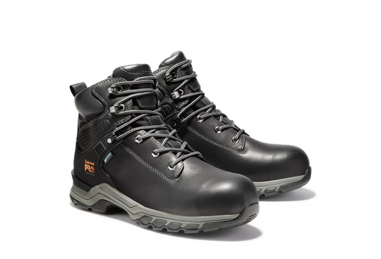 Timberland Men's PRO® Hypercharge 6" Comp Toe Work Boots Black Full-Grain Timberland Men's PRO® Hypercharge 6" Comp Toe Work Boots Black Full-Grain