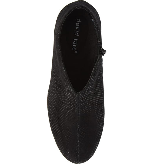 David Tate Women's Fame Bootie Black Suede David Tate Women's Fame Bootie Black Suede