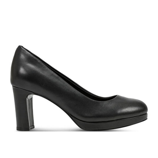 Rockport Women's Carmen Total Motion Platform Pumps Black Leather
