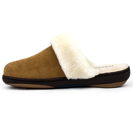 Tempur-Pedic Womens Kensley Scuff Slippers Tan