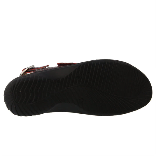 Spring Step Flexus Women's Aksamala Slingback Sandals Bordeaux Patent Spring Step Flexus Women's Aksamala Slingback Sandals Bordeaux Patent