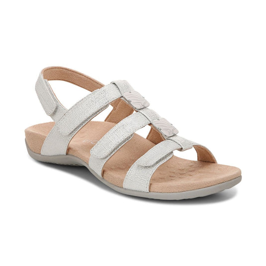 Vionic Women's Amber Sandals Silver Vionic Women's Amber Sandals Silver