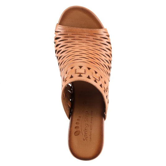 Spring Step Women's Anika Slide Sandal Camel Spring Step Women's Anika Slide Sandal Camel