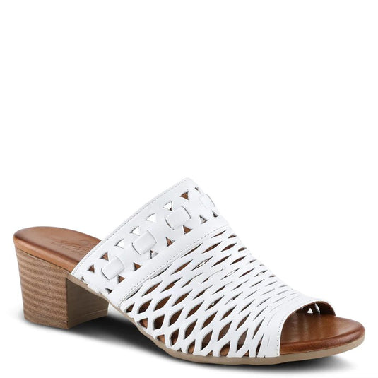 Spring Step Women's Anika Slide Sandal White Spring Step Women's Anika Slide Sandal White