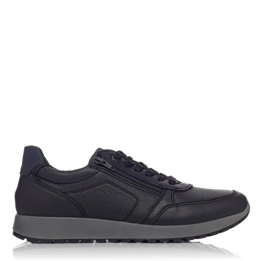 Ara Men's Matteo Sneaker Black Leather Ara Men's Matteo Sneaker Black Leather