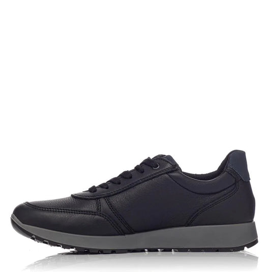 Ara Men's Matteo Sneaker Black Leather Ara Men's Matteo Sneaker Black Leather