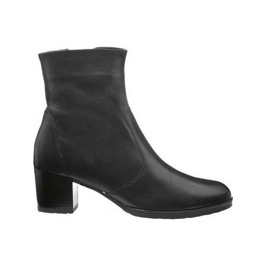 Ara Women's Fiorella (Florenze) Bootie Daytona Black Leather Ara Women's Fiorella (Florenze) Bootie Daytona Black Leather