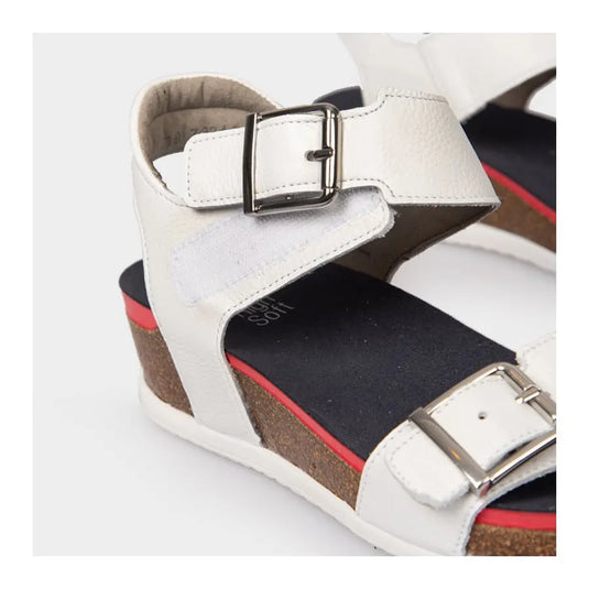 Ara Women's Norderney Wedge Sandal White Ara Women's Norderney Wedge Sandal White