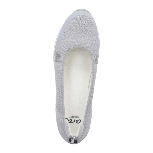Ara Women's Perth Sport Ballet Flat Silver Ara Women's Perth Sport Ballet Flat Silver