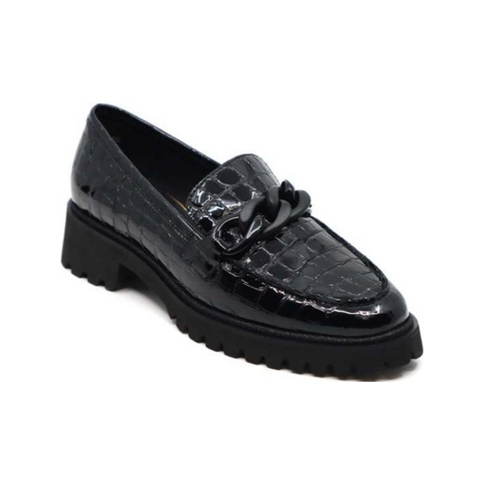 Ara Women's Kent 2.0 Slip On Loafer Black Patent Leather Ara Women's Kent 2.0 Slip On Loafer Black Patent Leather