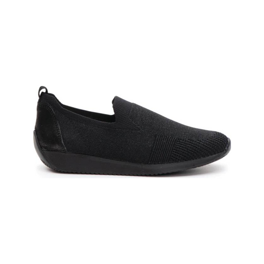 Ara Women's Leena Slip-On Sneaker Black Ara Women's Leena Slip-On Sneaker Black