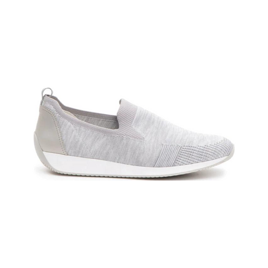Ara Women's Leena Slip-On Sneaker Light Grey Ara Women's Leena Slip-On Sneaker Light Grey