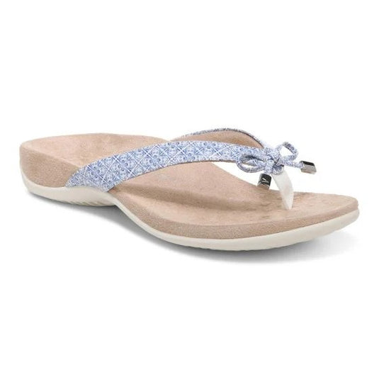 Vionic Women's Bella Toe Post Sandal White Tile Vionic Women's Bella Toe Post Sandal White Tile