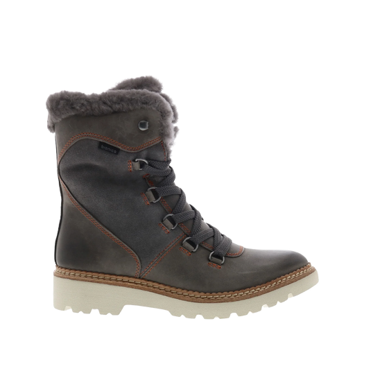 Bionica Women's Demee Lace Up Casual Boots Gray Suede Bionica Women's Demee Lace Up Casual Boots Gray Suede