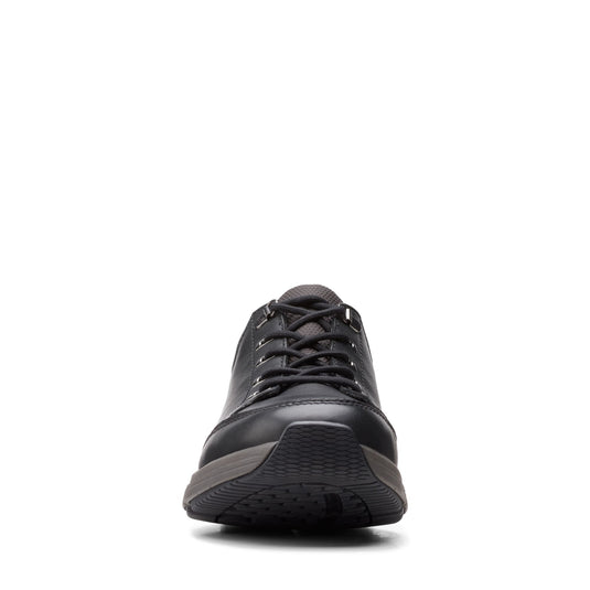 Clarks Men's Wave 2.0 Vibe Black Leather Clarks Men's Wave 2.0 Vibe Black Leather