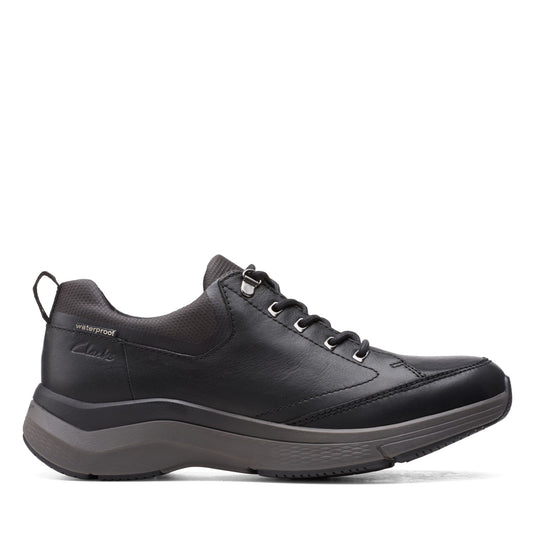 Clarks Men's Wave 2.0 Vibe Black Leather Clarks Men's Wave 2.0 Vibe Black Leather