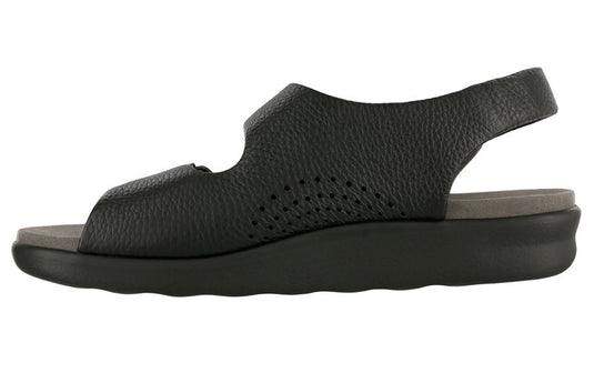 SAS Men's Bravo Ankle Strap Sandals Black Leather SAS Men's Bravo Ankle Strap Sandals Black Leather