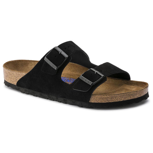 Birkenstock Sandals Arizona Black Suede Leather Birkenstock Sandals Arizona Black Suede Leather
