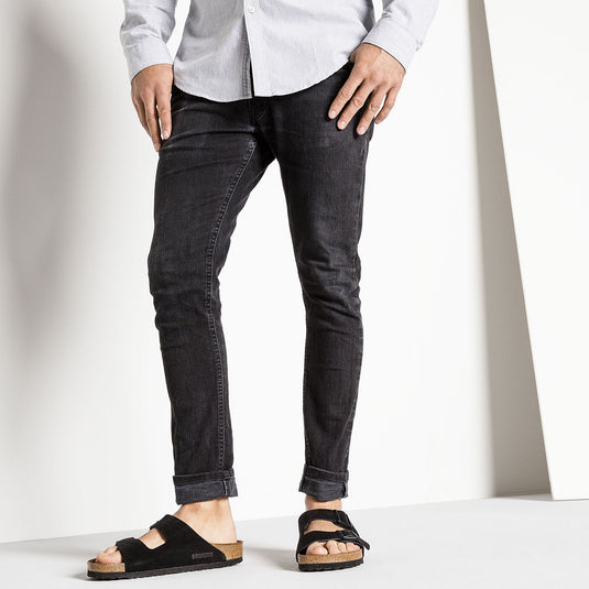 Birkenstock Sandals Arizona Black Suede Leather Birkenstock Sandals Arizona Black Suede Leather