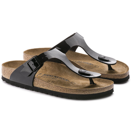 Birkenstock Sandals Gizeh Black Patent Birkenstock Sandals Gizeh Black Patent