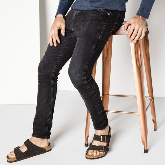 Birkenstock Sandals Arizona Mocha Suede Leather Birkenstock Sandals Arizona Mocha Suede Leather