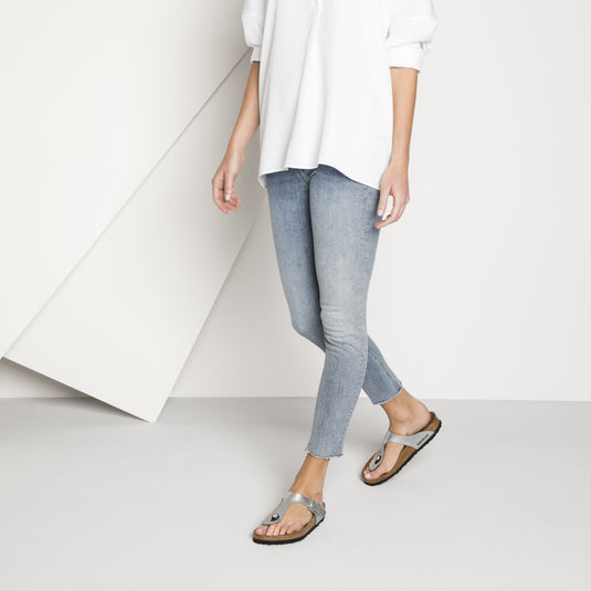 Birkenstock Sandals Gizeh Silver
