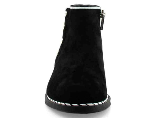 Beautifeel Women's Marlowe Black Seude with White Combi Beautifeel Women's Marlowe Black Seude with White Combi