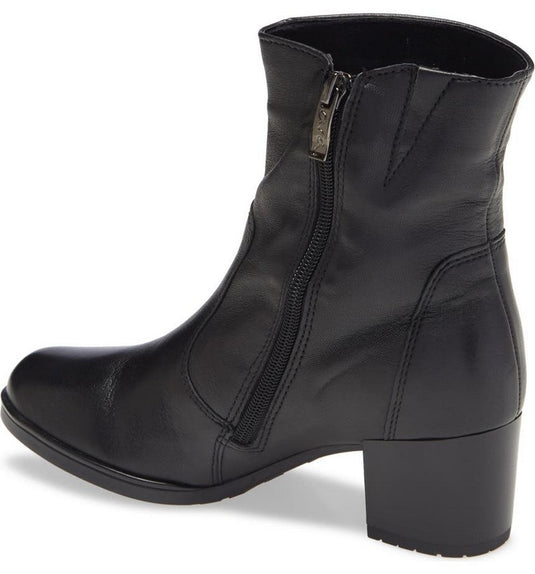 Ara Women's Fiorella (Florenze) Bootie Daytona Leather Black Ara Women's Fiorella (Florenze) Bootie Daytona Leather Black