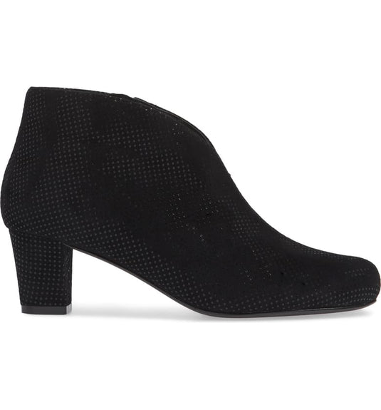 David Tate Women's Fame Bootie Black Suede