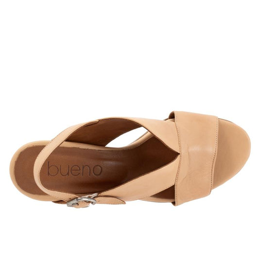 Bueno Women's Candy Sling-Back Sandals Light Tan Bueno Women's Candy Sling-Back Sandals Light Tan
