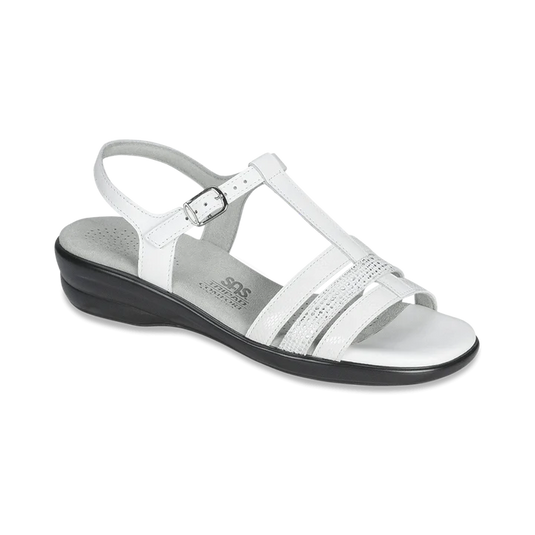 SAS Women's Capri T-Strap Sandal White Multi SAS Women's Capri T-Strap Sandal White Multi