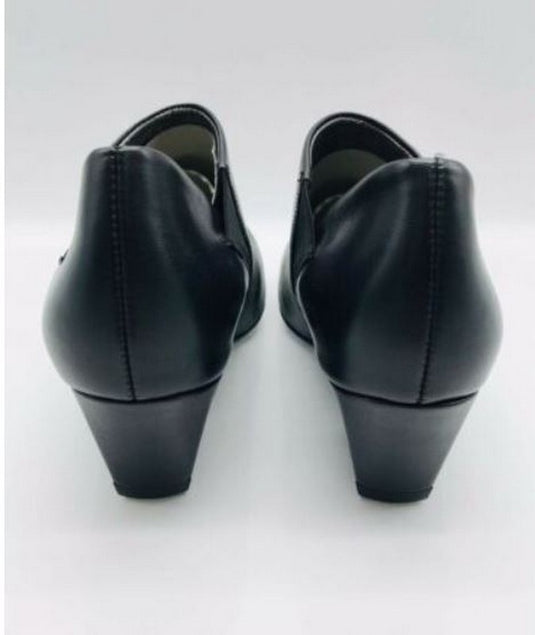 Ara Women's Slip-on Ankle Boots Obrien Black Leather Ara Women's Slip-on Ankle Boots Obrien Black Leather