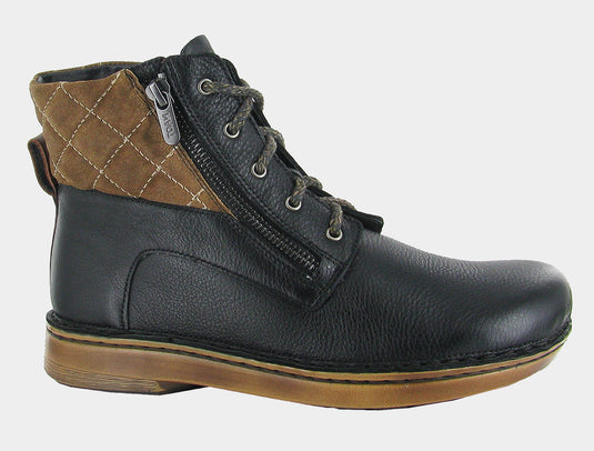 Naot Women's Castera Soft Black Lthr/Antique Brown Suede/Soft Chestnut Lthr Naot Women's Castera Soft Black Lthr/Antique Brown Suede/Soft Chestnut Lthr