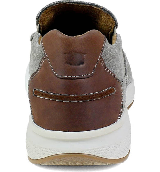 Florsheim Men's Great Lakes Canvas Moc Toe Slip-on Gray Florsheim Men's Great Lakes Canvas Moc Toe Slip-on Gray