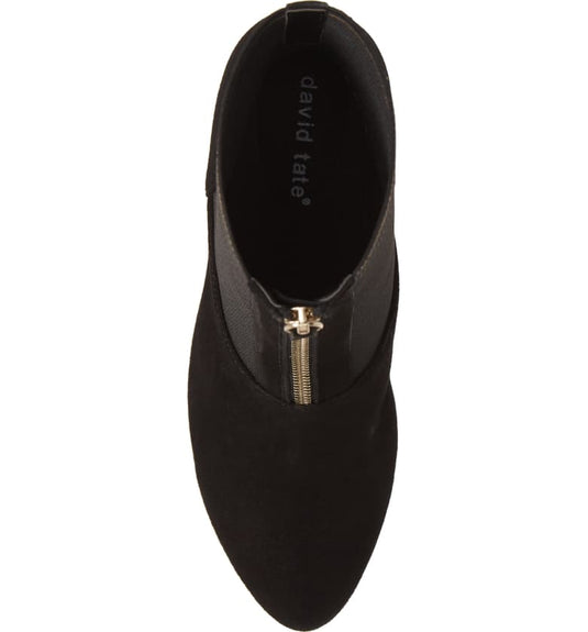 David Tate Women's Monique Bootie Black Suede David Tate Women's Monique Bootie Black Suede