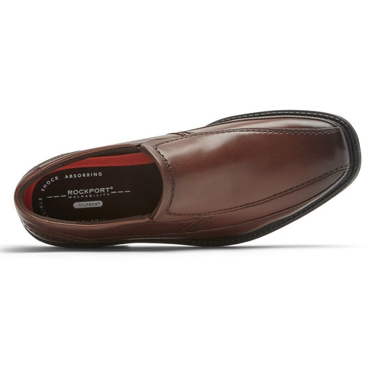 Rockport Men's Style Leader 2 Bike Toe Slip On New Brown Gradient Rockport Men's Style Leader 2 Bike Toe Slip On New Brown Gradient