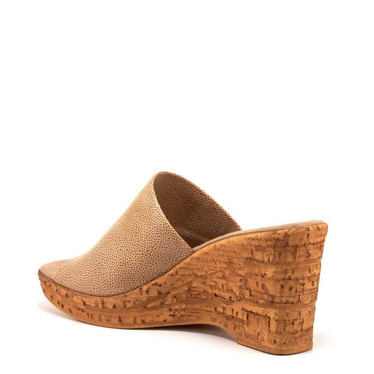 Onex Women's Christina Wedge Slide Beige Onex Women's Christina Wedge Slide Beige