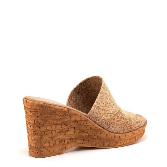 Onex Women's Christina Wedge Slide Beige Onex Women's Christina Wedge Slide Beige