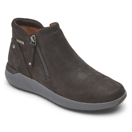 Cobb Hill Women's CH Skylar Waterproof Zip Bottie Black